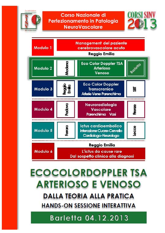 Corso Nazionale di perfezionamento in patologia Neurovascolare